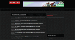 Desktop Screenshot of lentopallo.hotsport.info
